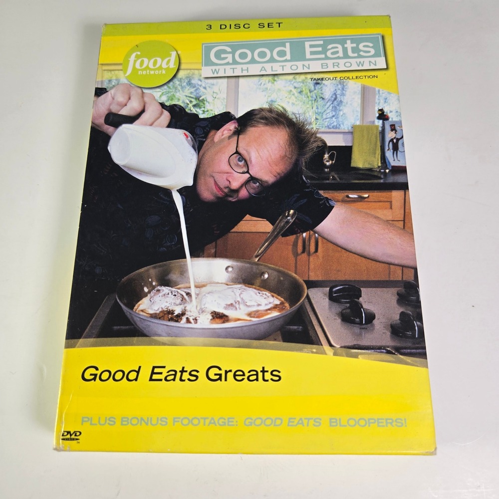 Good Eats with Alton Brown Takeout Collection 3‎ Disc Set DVD Food Network
